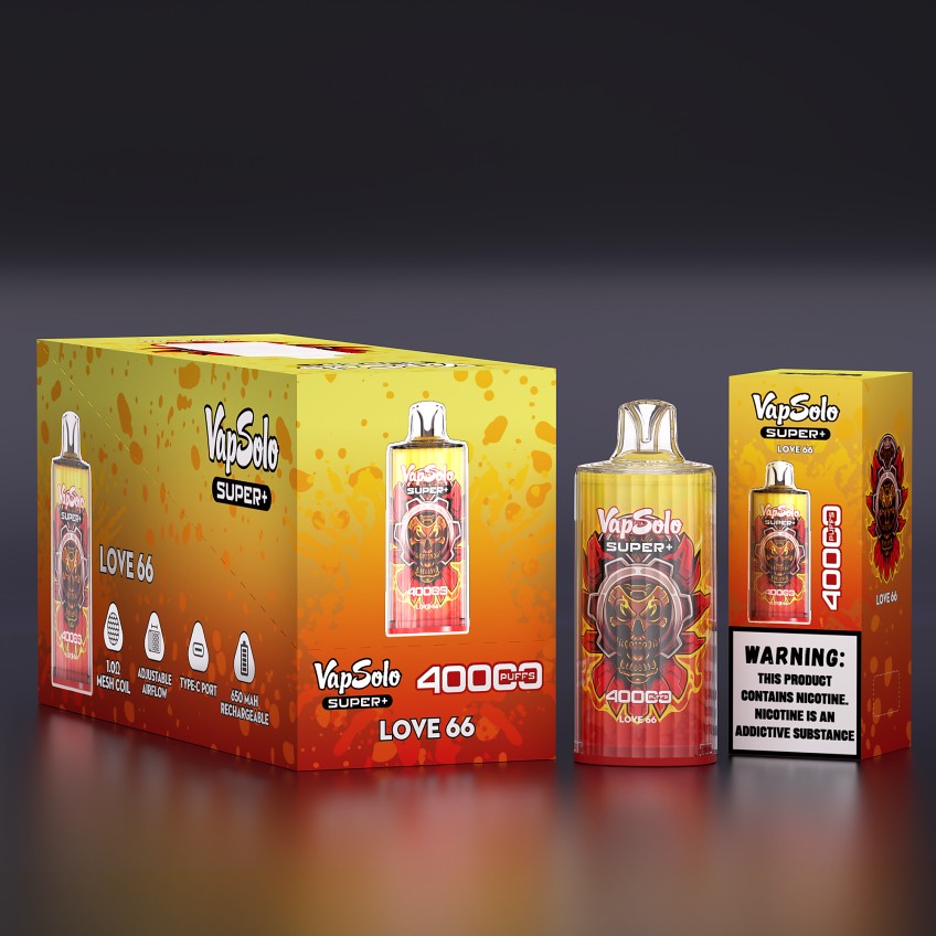 EU Germany Spain warehouse Vapsolo super 40k puffs Disposable Vape pen Wholesale Electronic Cigarette Vaper