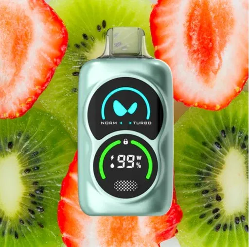 New Waka 25000 Puffs Big Puff Wholesale Crystal E Ciga Digital Display EU Warehouse Waka Vape 25K 30000 Puffs Disposable Pen Vape