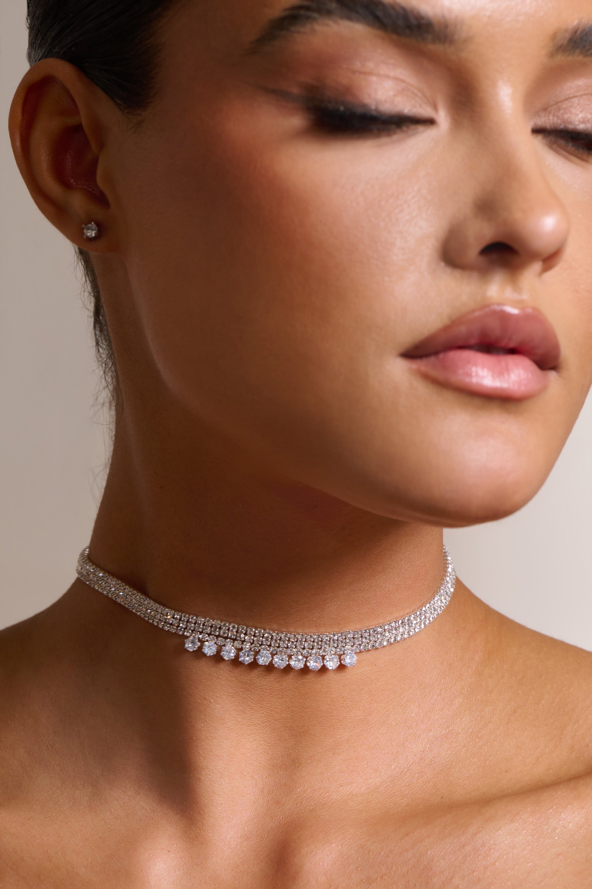 Nellie Silver Diamante Two Piece Set-Babyboo Dress Store. All Rights Reserved.