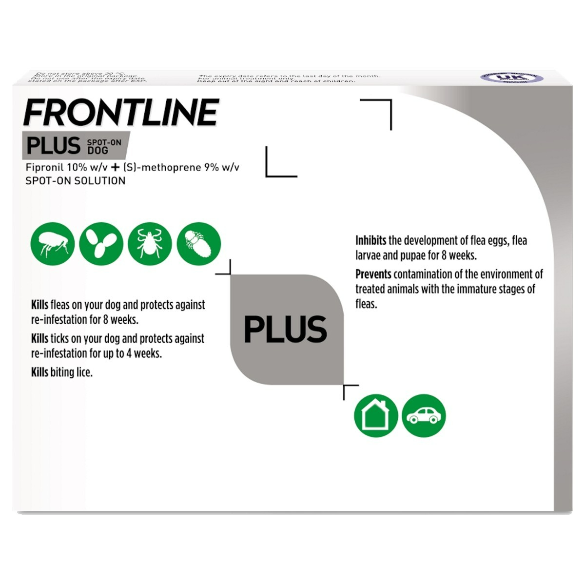 FRONTLINE® Plus Flea Tick Treatment for Medium Dogs (10-20kg)