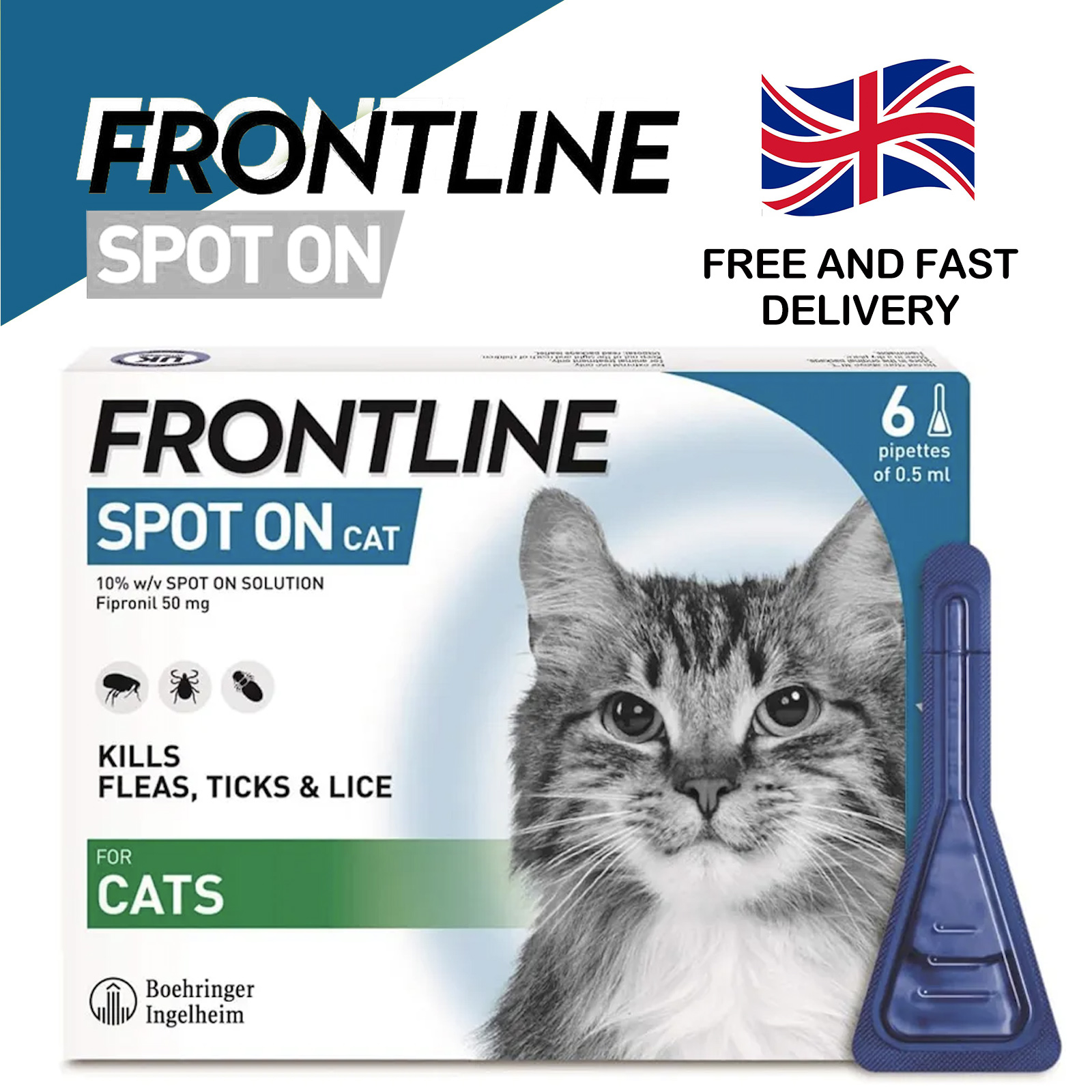 FRONTLINE® Spot-on Flea Tick Treatment for Cats