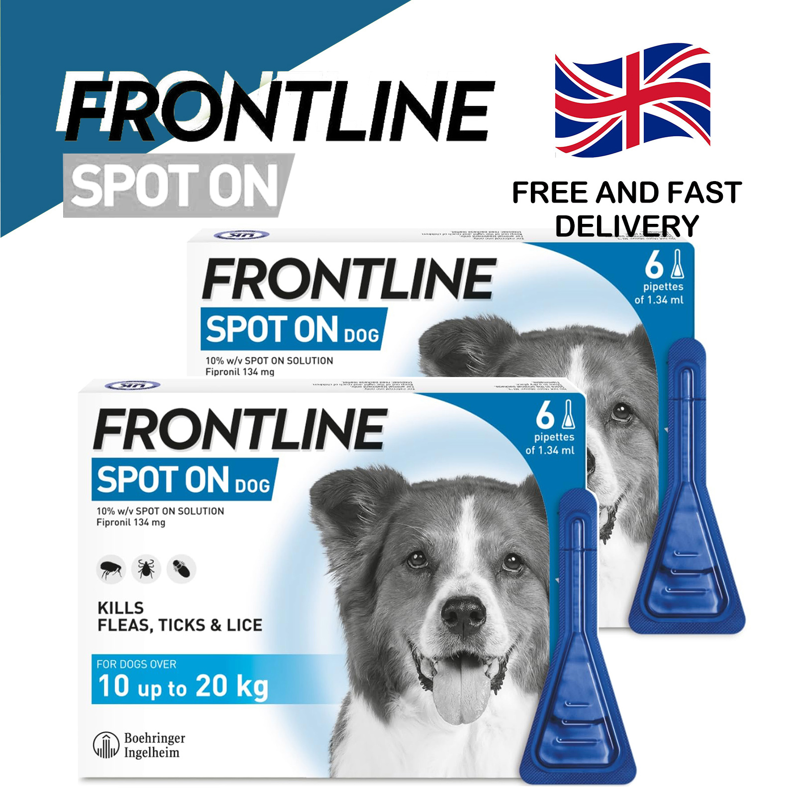 FRONTLINE Spot On Flea & Tick Treatment for Dogs