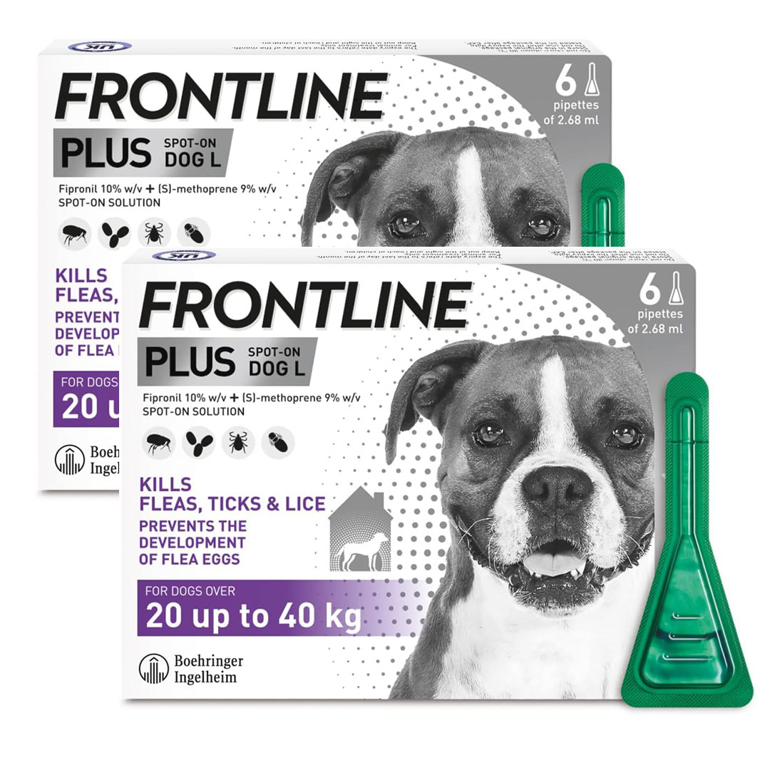 FRONTLINE® Plus Flea Tick Treatment for Dogs (2-40kg)