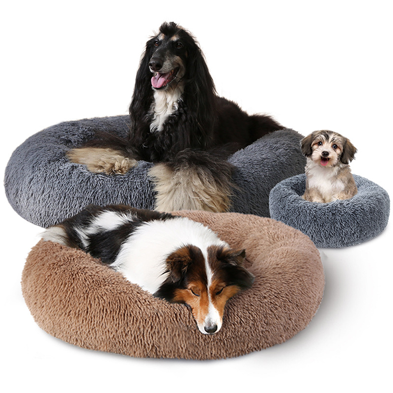 Vet-Recommended Dog Bed | Calming Donut Cuddler for Stressed Dogs