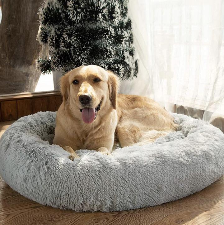 Vet-Recommended Dog Bed | Calming Donut Cuddler for Stressed Dogs