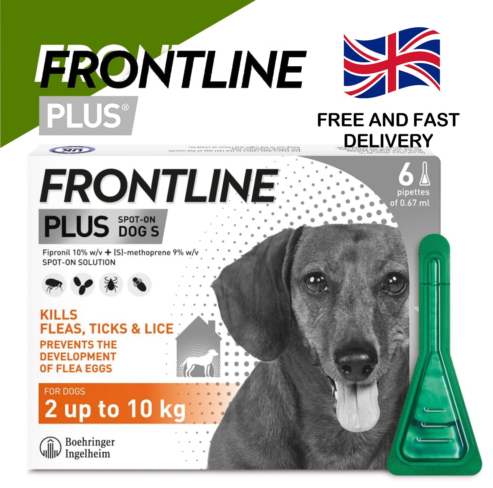 FRONTLINE® Plus Flea Tick Treatment for Dogs 
