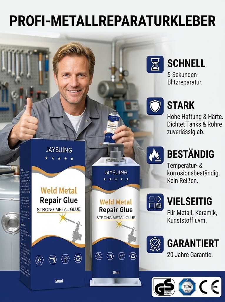 【🔥5 Sekunden Reparatur – Hochleistungs-Kleber】🛡️Kälte-, hitze- und korrosionsbeständig - ✨geeignet für alle Materialien –‼️20 Jahre Garantie