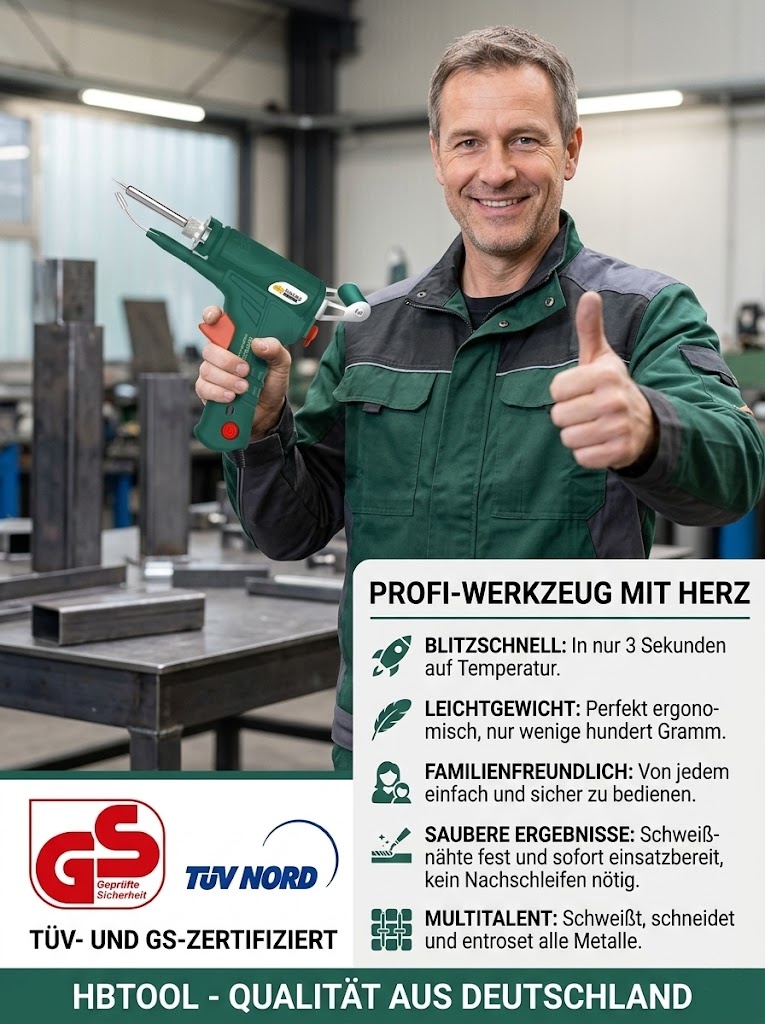 【🏆Preisträger der Internationalen Eisenwarenmesse Köln】🔥Industrielles Laser-Schweißgerät –⏱️3 Sek. Vorheizen –✨5 Sek. Schweißen –💯Entrosten/Schweißen/Schneiden in einem