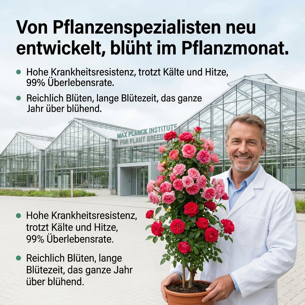 【🌹Kletterrosensamen】✨Blüht im Pflanzmonat - ❄️Starke Krankheitsresistenz, widersteht extremen Temperaturen - 🤩Reichlich Blüten, lange Blütezeit - 👍Bis zu 99% Überlebensrate