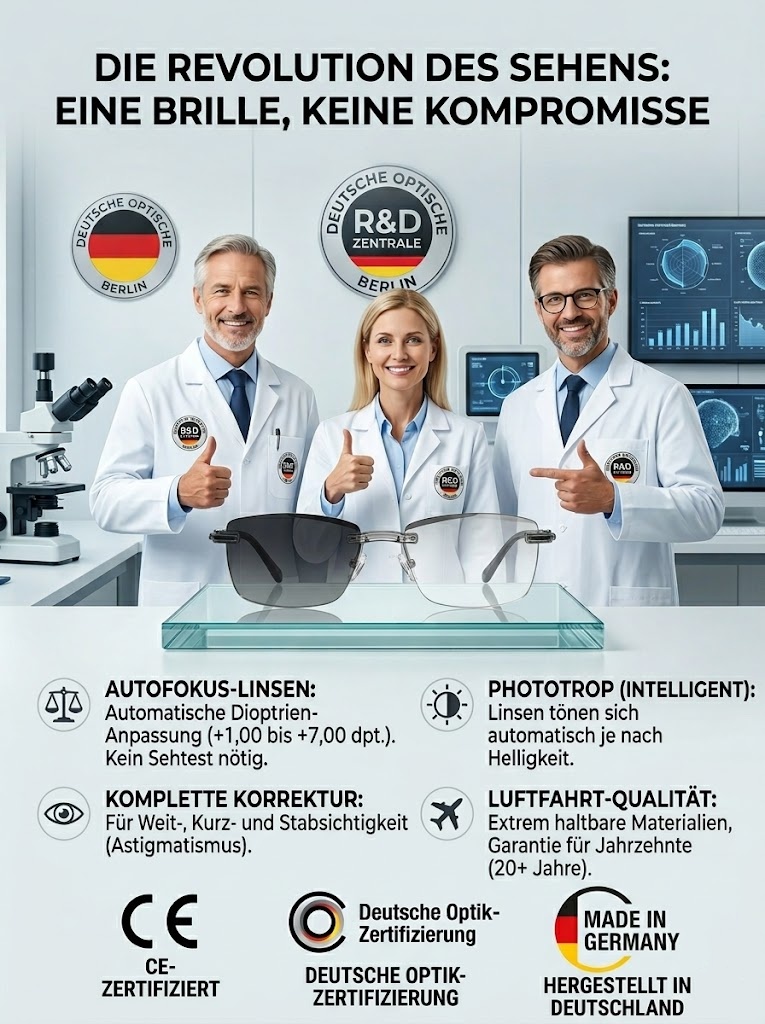 【👓 Intelligente selbsttönende Brille】👀 Passt sich automatisch der Sehstärke an - 🕶️ Wird bei Lichteinfall automatisch zur Sonnenbrille - 💻 Blockiert 99% des Blaulichts und der Strahlung