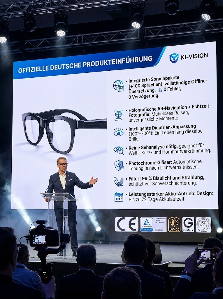 【👓3-in-1 Smartbrille mit Zoom, Farbwechsel und Echtzeitübersetzung】
