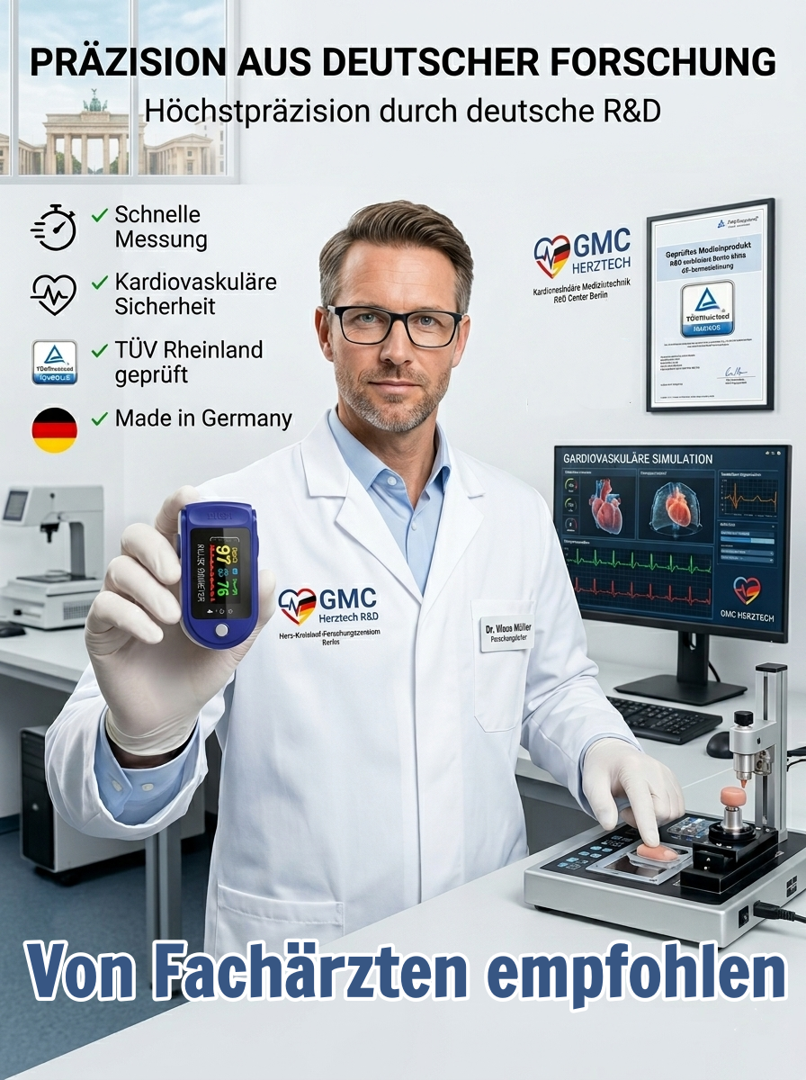 【👨‍⚕️Fingerclip Nicht-invasives Blutzucker- und Sauerstoffmessgerät】⏱️Misst Körperwerte in 3 Sekunden -✨Kompakt und tragbar -💌Daten mit 99%iger Genauigkeit