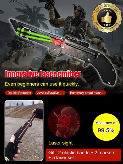 【💥Laser Aiming Shooting Toy】🎯Accuracy up to 99% - 🔥Compact, portable, and durable - 👮Recommended by the National Security Agency