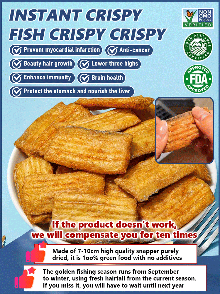 Sea specialty crispy fish puff pastry