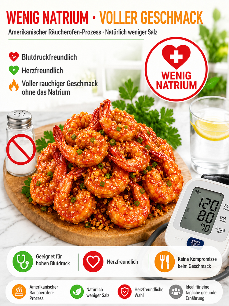 Knusprig gebackene Garnelenschwänze