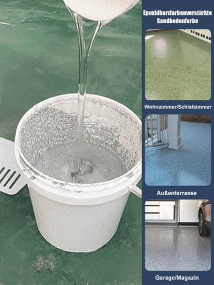 【Einmal multiplizieren】 Upgrade der Bodenfarbe auf Epoxidharz-Sandfarbe
