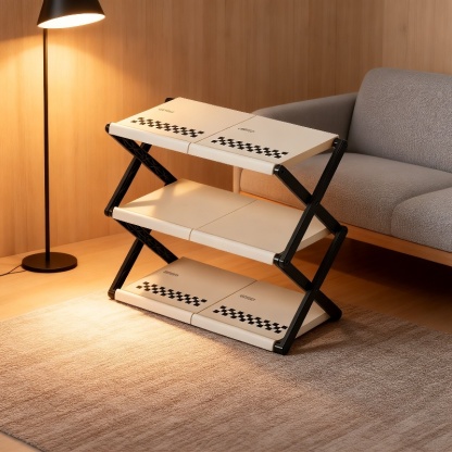 Haushalt Mehrschichtiger Schuhschrank mit Tür