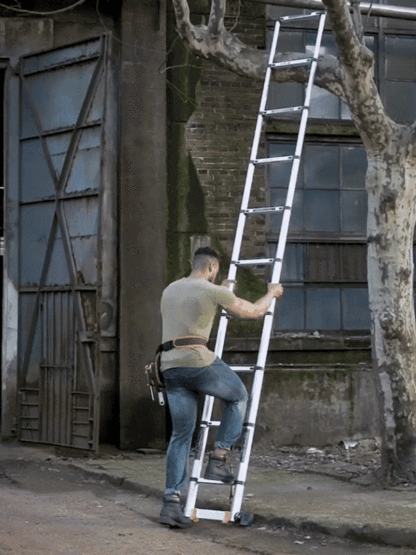 【Tragkraft bis zu 200 kg】Multifunktionale Teleskopleiter