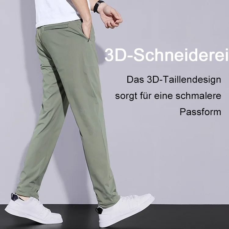 Ultradünne, atmungsaktive Eisseidenhose für Frühling und Sommer