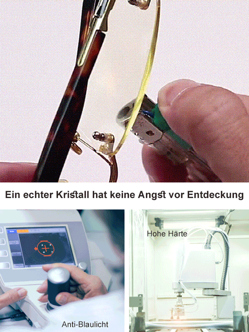 High-Definition-Kristallstein-Lesebrille