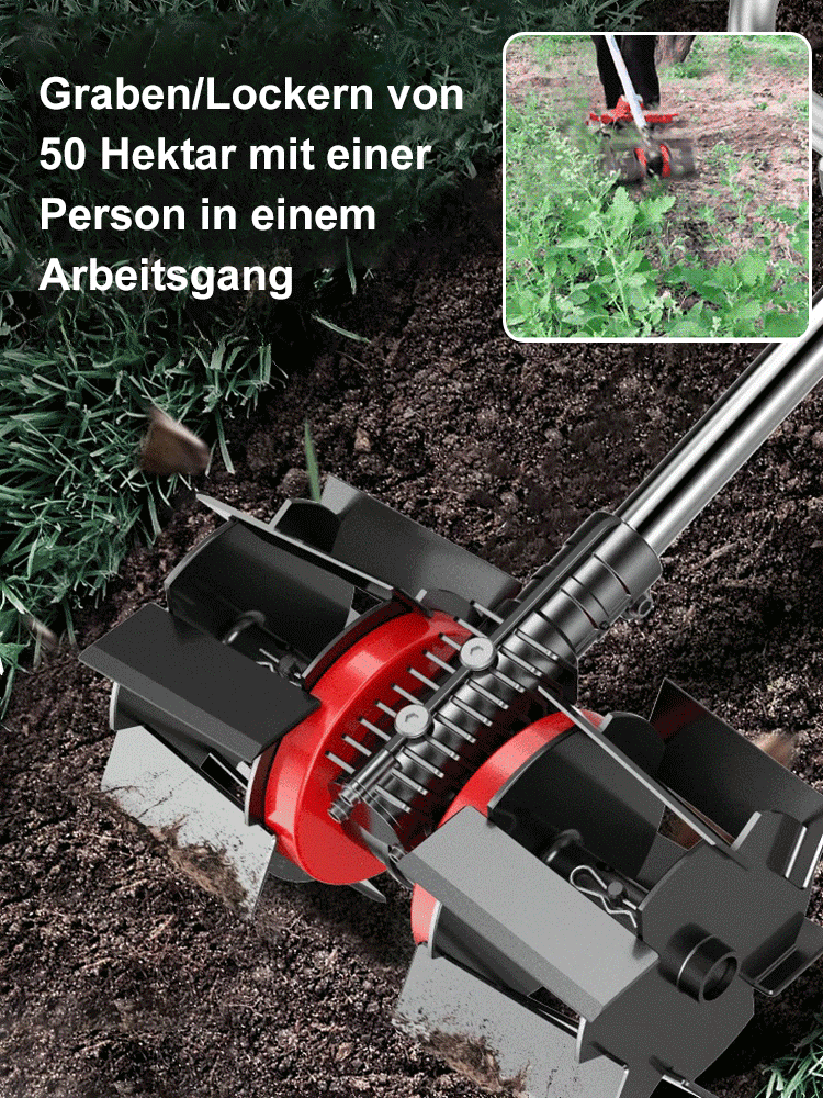 【Spezial für Rasenmäher】 Universelles Rad zum Auflockern und Unkrautentfernen