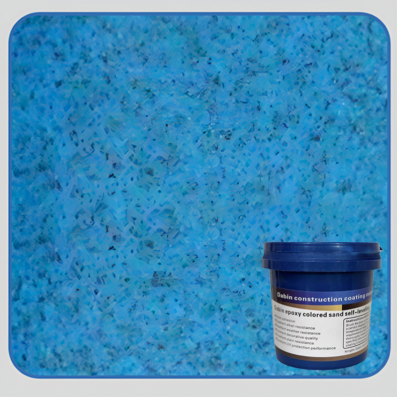 【Ungiftig und geruchlos】Verbesserte Epoxidharz-Farbkies-Bodenbeschichtung