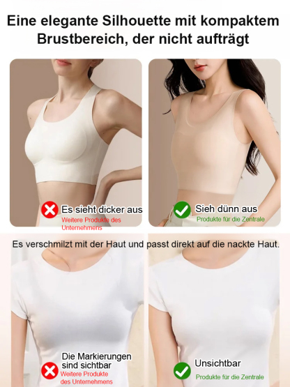 【Große Brust wirkt kleiner】Unsichtbare, nahtlose Brustbinder-Unterwäsche
