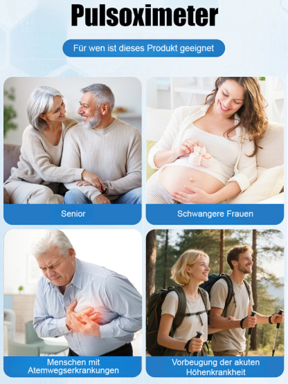 【Unverzichtbar für Zuhause】Fingerclip-Haushaltsmonitor