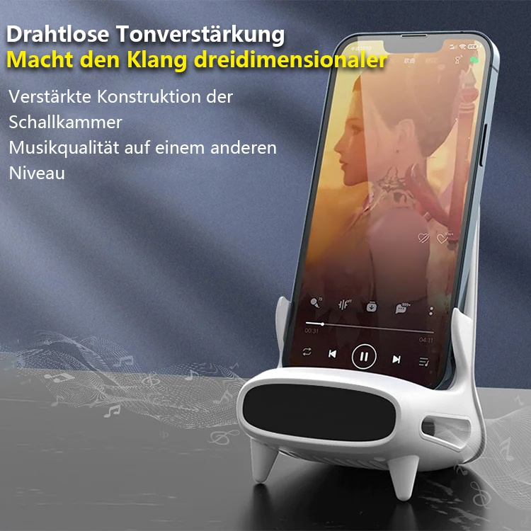Handyhalterung mit kabelloser Schnellladefunktion