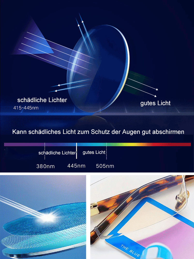 High-Definition-Kristallstein-Lesebrille