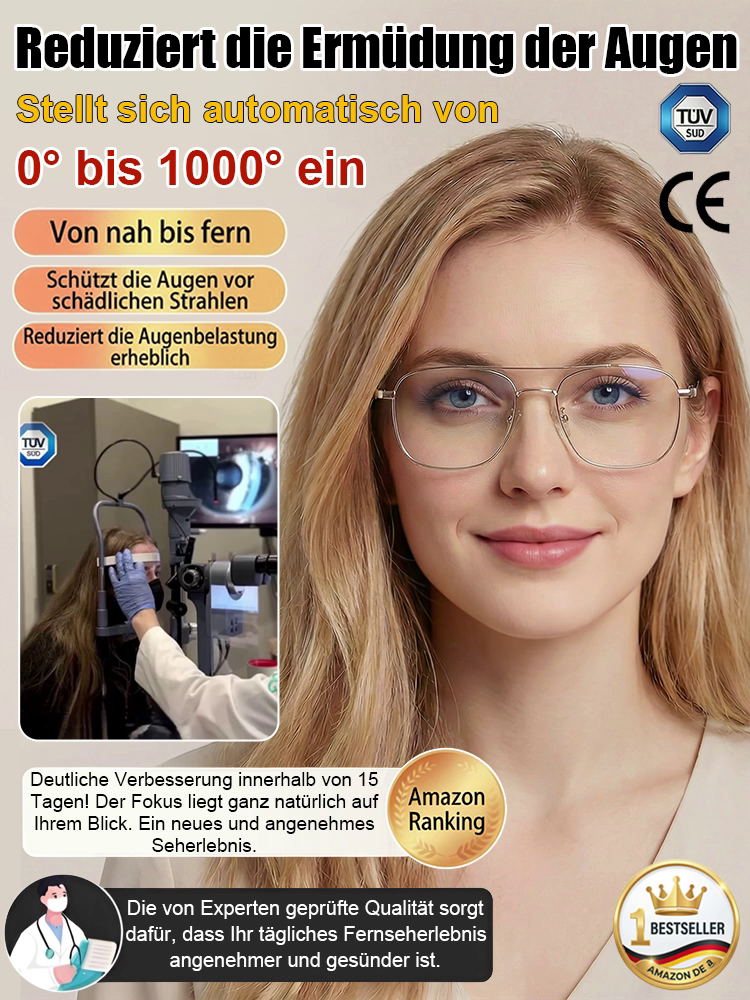 【Keine Verschreibung erforderlich】Smart Zoom Photochromic Blaulichtfilter-Lesebrille