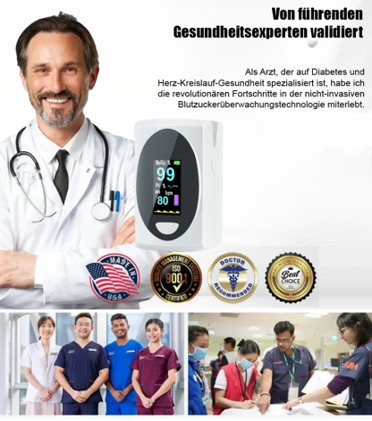 【99% Genauigkeit】Fortschrittliches Blutsauerstoffmessgerät