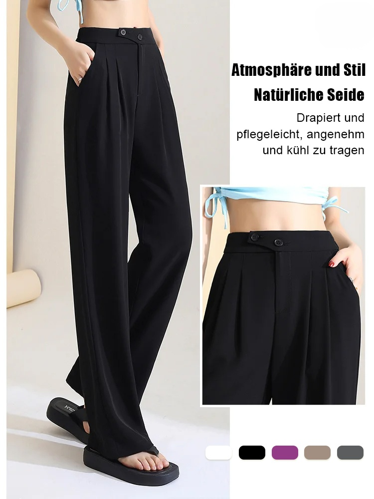 Figurschmeichelnde und vielseitige High-Waist-Damenhose