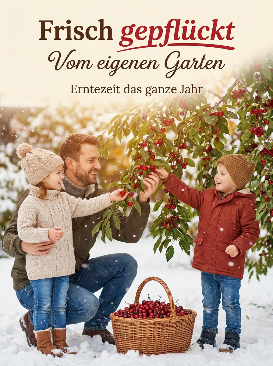 Süßkirschbaum für Anfänger: Extra große Früchte,kleiner Stein