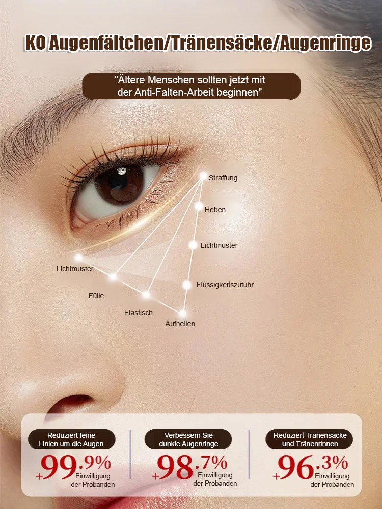【In führenden Schönheitssalons verwendet】Kräuter-Anti-Falten-Straffungs-Augencreme