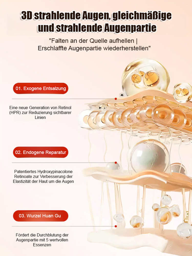 【In führenden Schönheitssalons verwendet】Kräuter-Anti-Falten-Straffungs-Augencreme