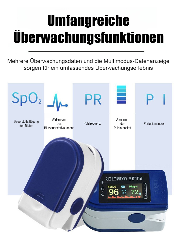 Fingerclip-Gesundheitsmonitor