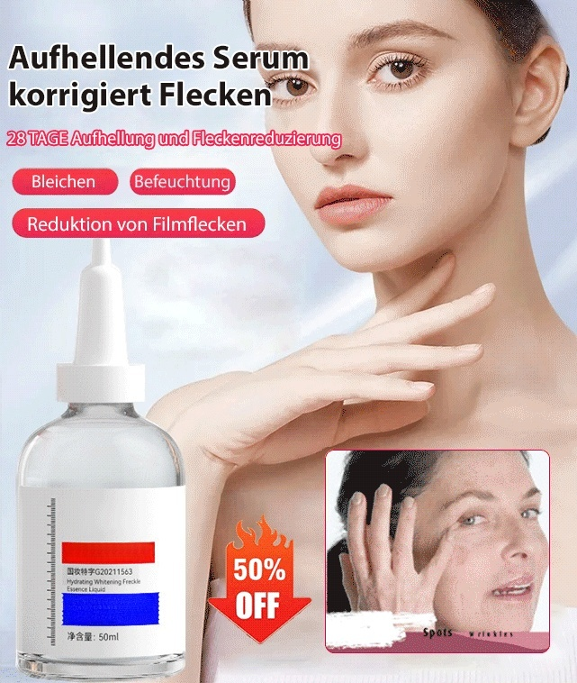 Aufhellendes Serum gegen Hautunreinheiten