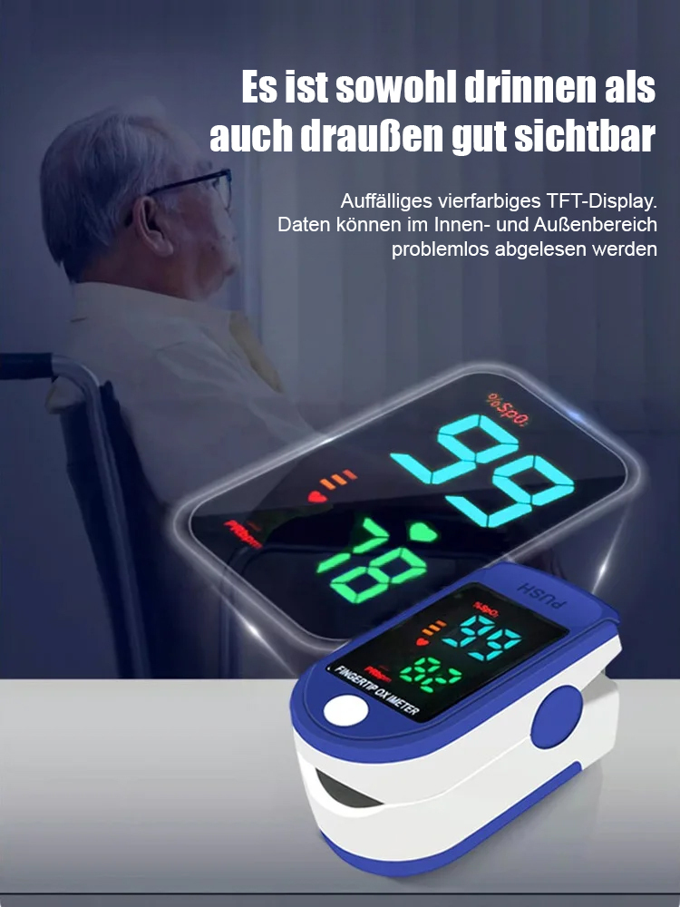 Fingerclip-Gesundheitsmonitor