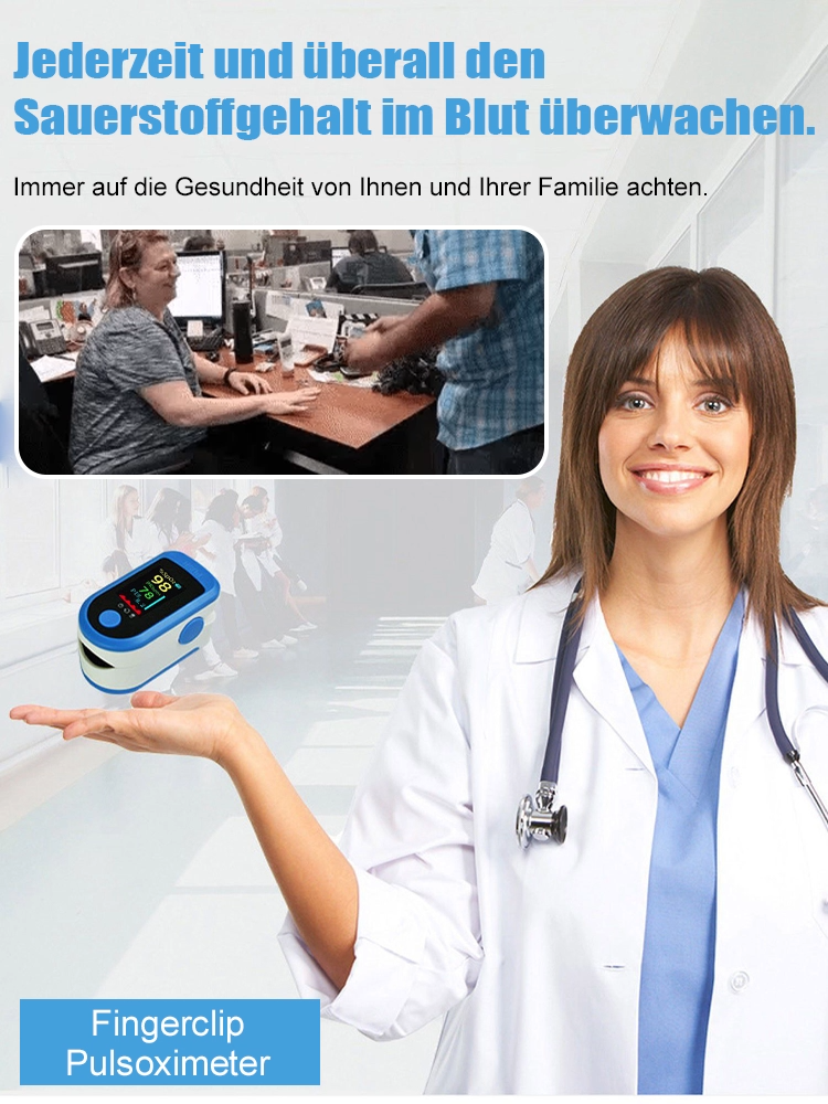 【Unverzichtbar für Zuhause】Fingerclip-Haushaltsmonitor