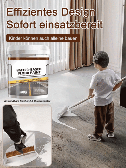 【Ungiftig und geruchlos】Umweltfreundliche, wasserbasierte Epoxid-Bodenbeschichtung