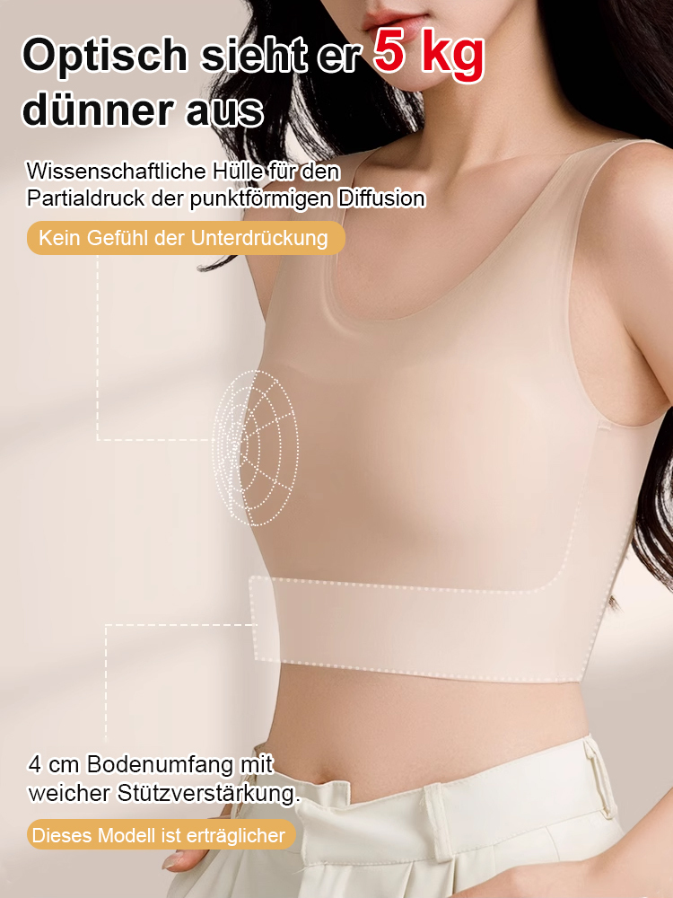 【Große Brust wirkt kleiner】Unsichtbare, nahtlose Brustbinder-Unterwäsche