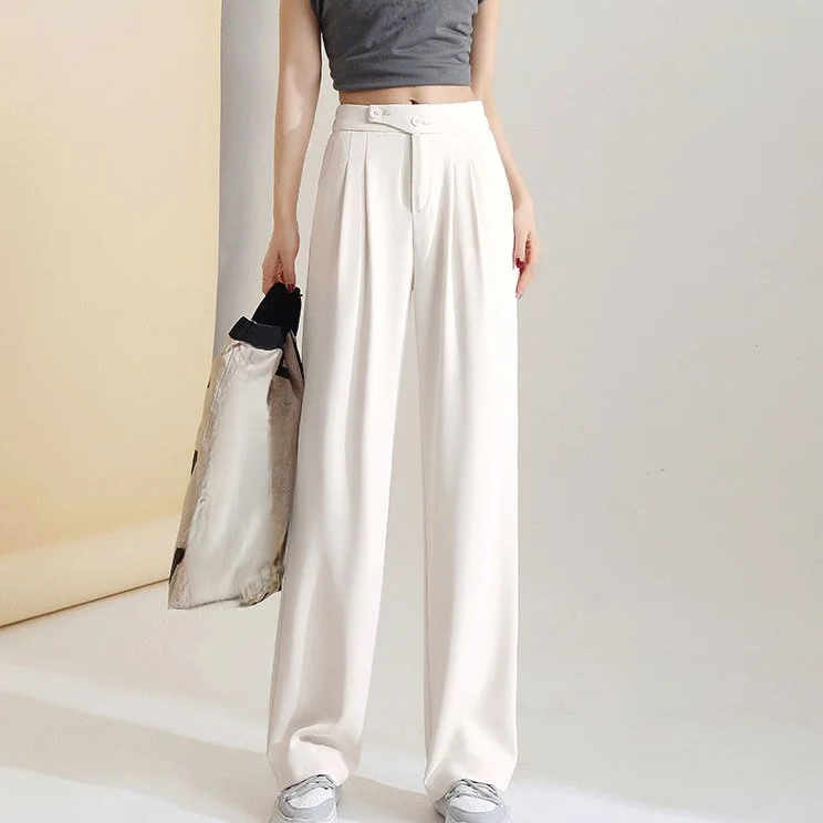 Figurschmeichelnde und vielseitige High-Waist-Damenhose