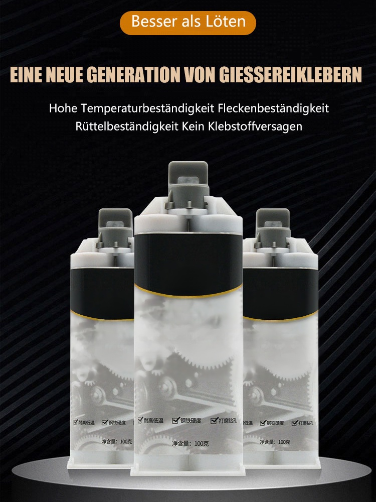 Kleber für Metallschweißungen und Rissreparaturen