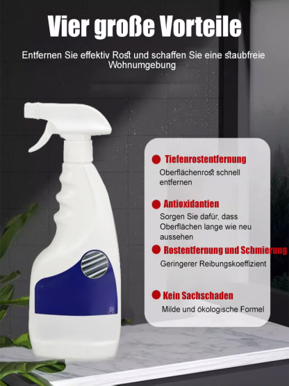 【3-Sekunden-Entrostung】 Starker Rostentferner für Stahl