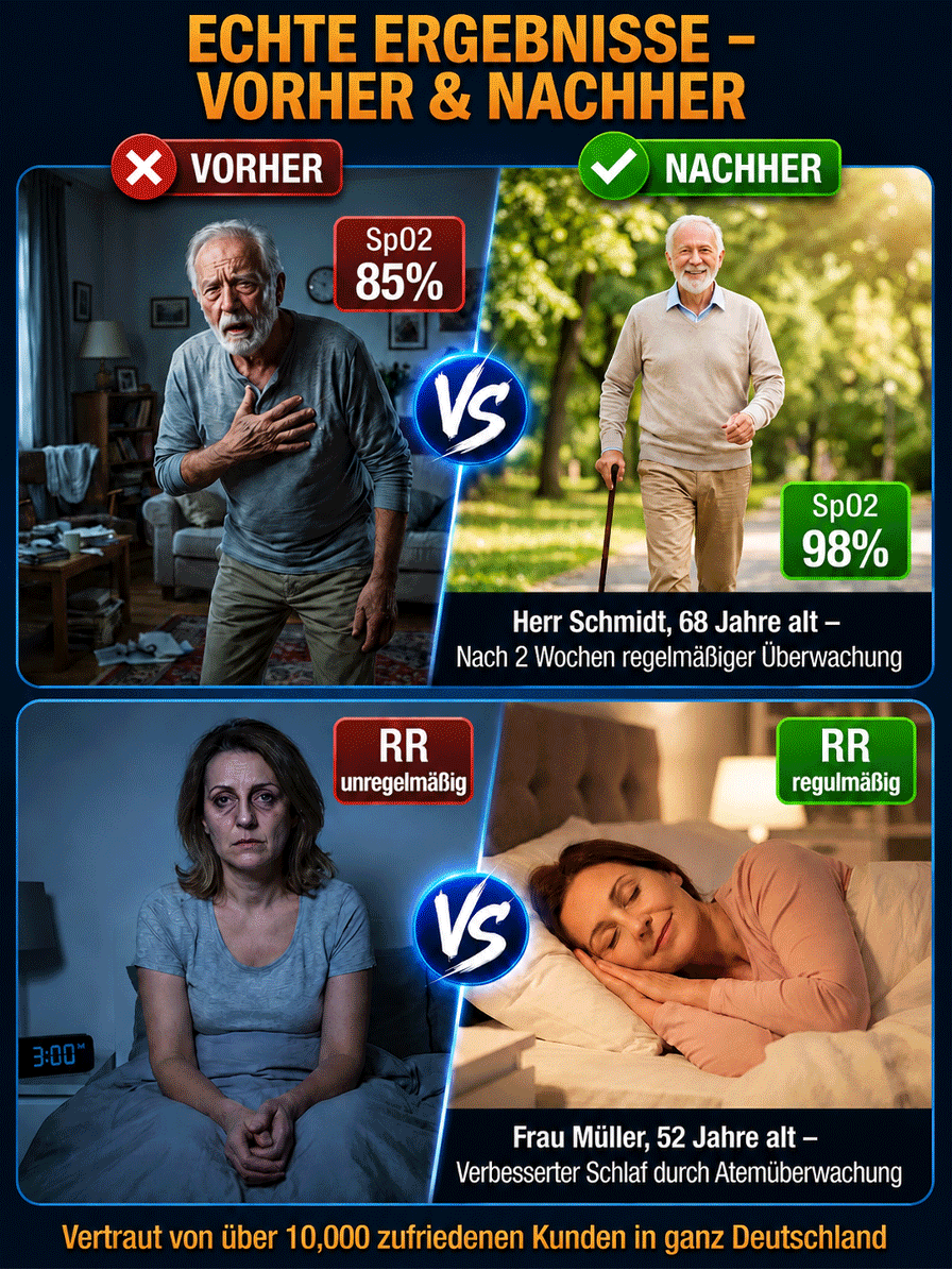 【Tragbares Blutzucker- & Pulsoximeter】3-Sekunden-Messung - 99 % Genauigkeit – ISO-geprüft