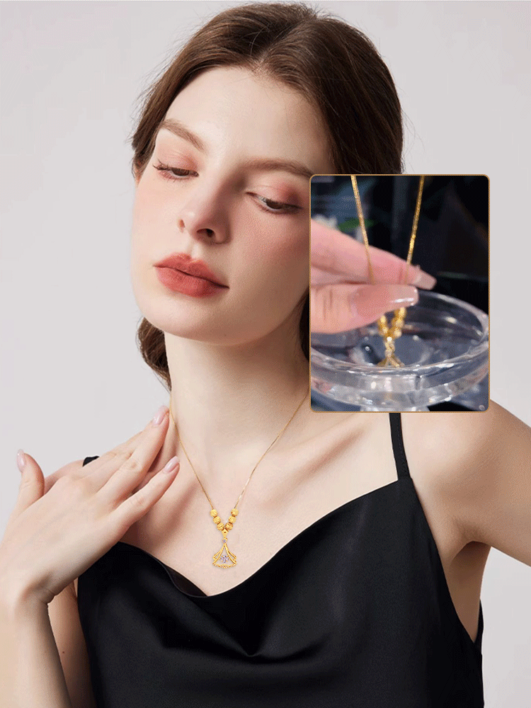 Exquisite trendige Nischen-Luxus-Halskette
