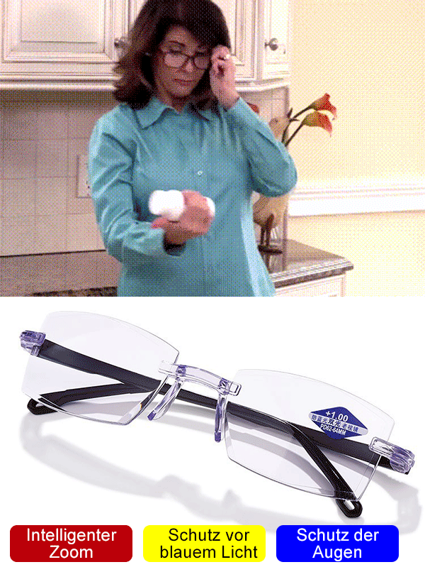 【Jahrhundertealte Traditionsmarke】Hochauflösende Lesebrille