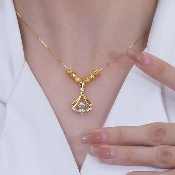 Exquisite trendige Nischen-Luxus-Halskette