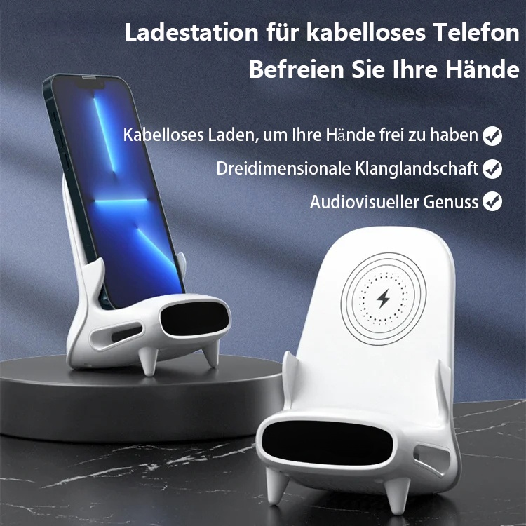 【14 Tage kostenlos testen】Handyhalterung mit drahtloser Schnellladefunktion